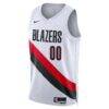 Scoot Henderson Portland Trail Blazers Nike Unisex Swingman Jersey - White - Side View