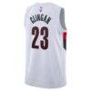 Donovan Clingan Portland Trail Blazers Nike Unisex Swingman Jersey - White - Detail View
