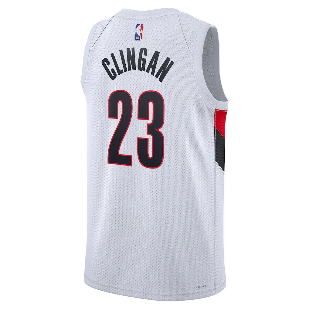Donovan Clingan Portland Trail Blazers Nike Unisex Swingman Jersey - Association Edition