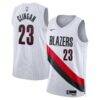 Donovan Clingan Portland Trail Blazers Nike Unisex Swingman Jersey - White - Front View