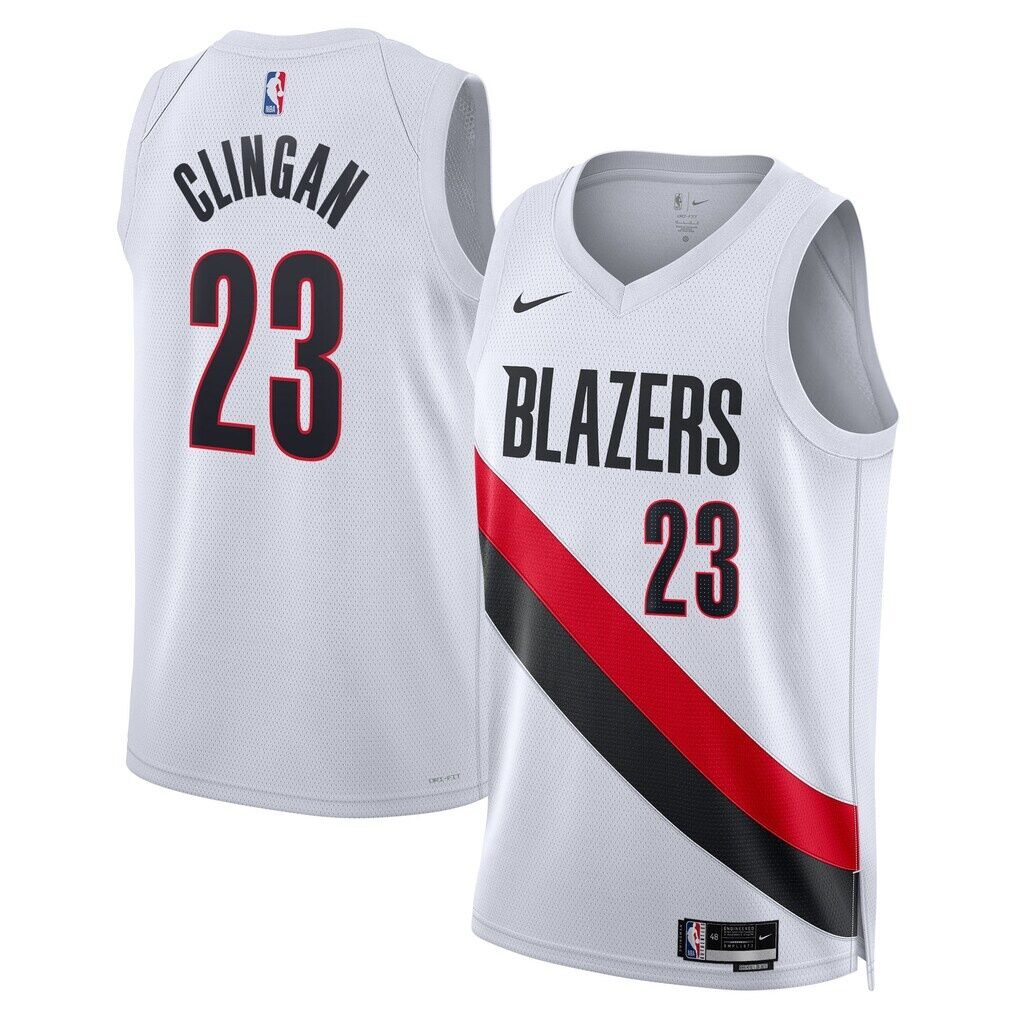 Donovan Clingan Portland Trail Blazers Nike Unisex Swingman Jersey - Association Edition