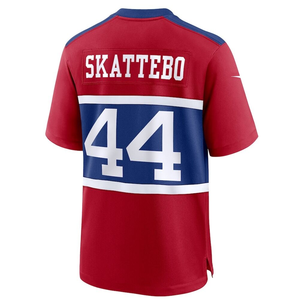 Cam Skattebo New York Giants Nike Alternate Century Red Game Jersey