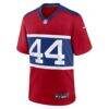 Cam Skattebo New York Giants Nike Alternate Century Red Game Jersey - Red - Side View
