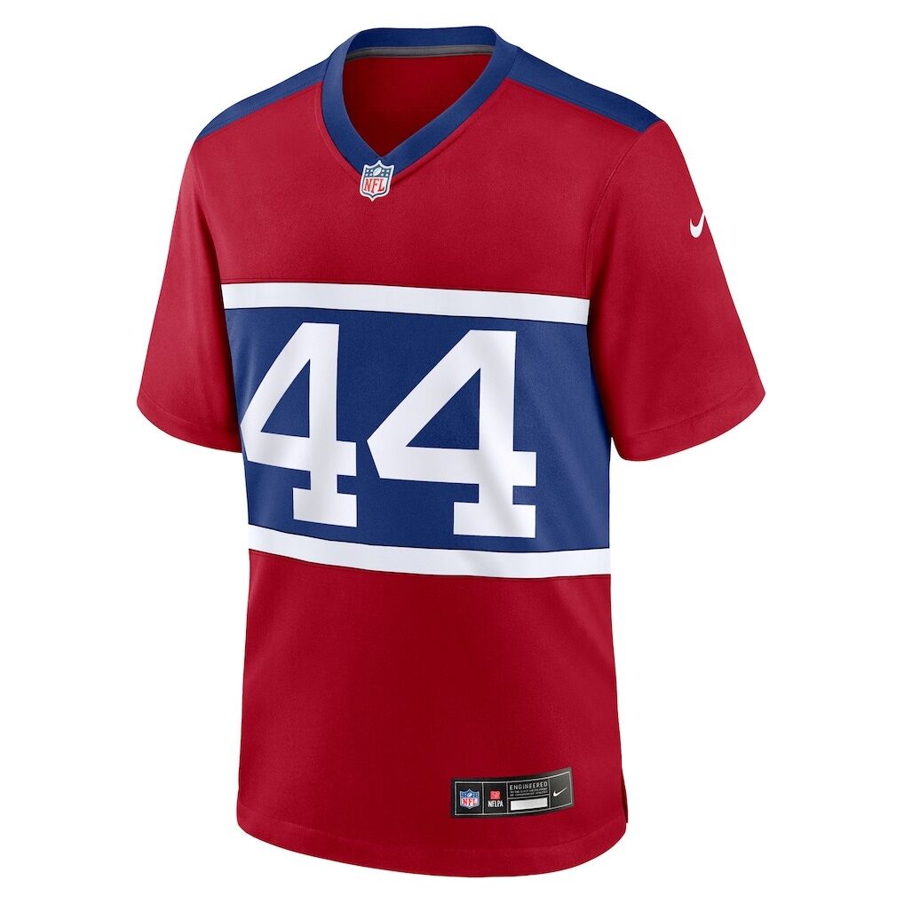 Cam Skattebo New York Giants Nike Alternate Century Red Game Jersey