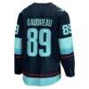 Frederick Gaudreau Seattle Kraken Fashion7 Home Breakaway Jersey - - Detail View