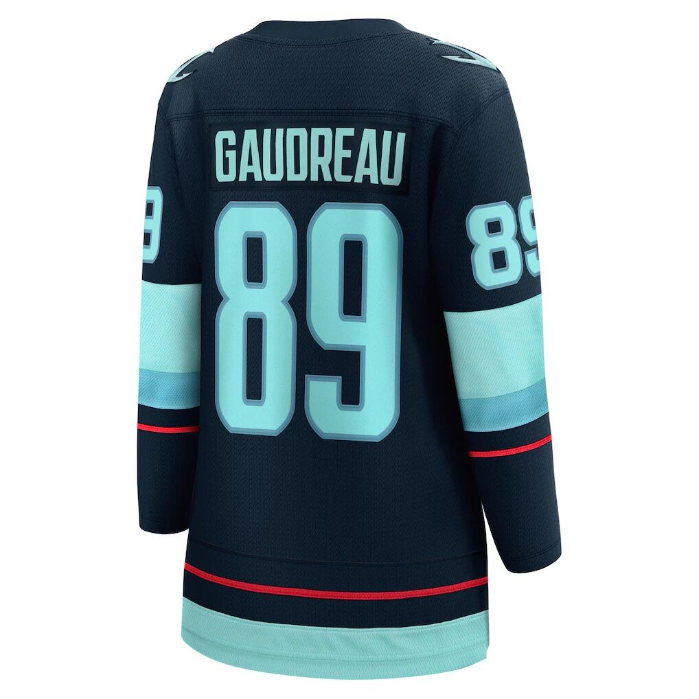 Frederick Gaudreau Seattle Kraken Fashion7 Women's Home Breakaway Jersey - Deep Sea Blue