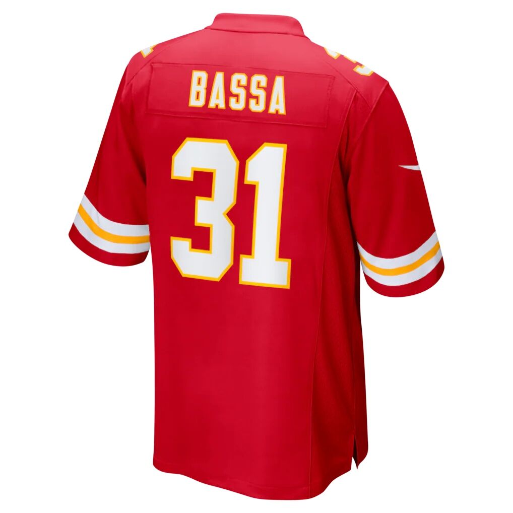 Jeffrey Bassa Kansas City Chiefs Nike Team Game Jersey