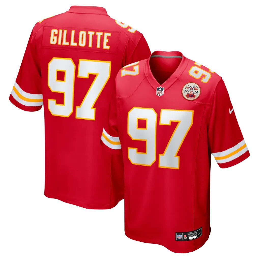 Ashton Gillotte Kansas City Chiefs Nike Team Game Jersey