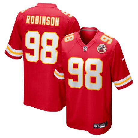 Janarius Robinson Kansas City Chiefs Nike Team Game Jersey - Red - Front View