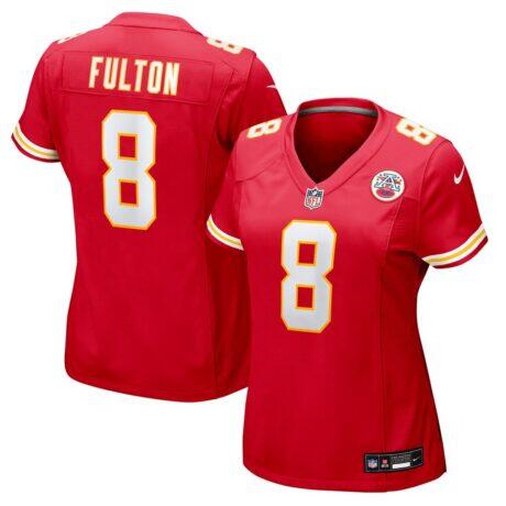 Kristian Fulton Kansas City Chiefs Nike Women's Team Game Jersey - Red - Front View