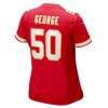 Brandon George Kansas City Chiefs Nike Women's Team Game Jersey - Red - Detail View