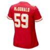 Cooper McDonald Kansas City Chiefs Nike Women's Team Game Jersey - Red - Detail View