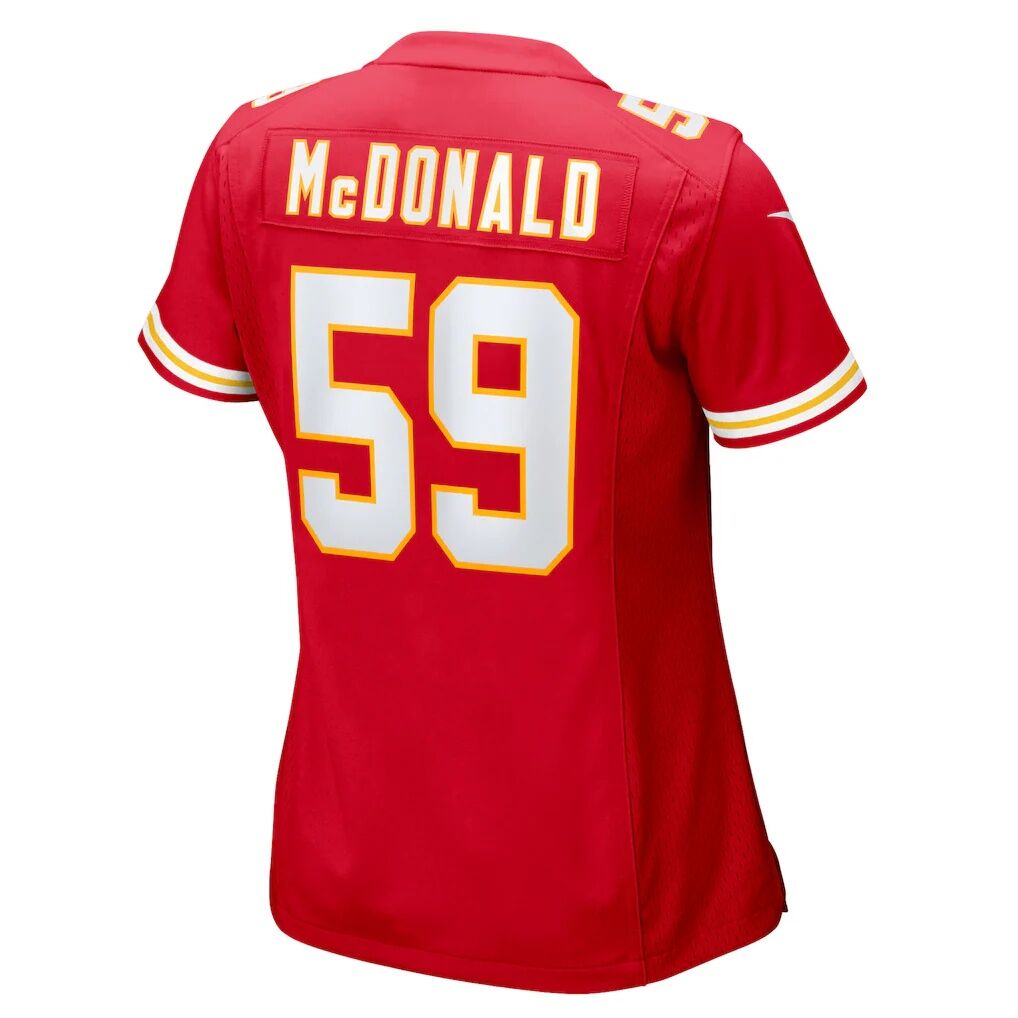 Cooper McDonald Kansas City Chiefs Nike Women’s Team Game Jersey