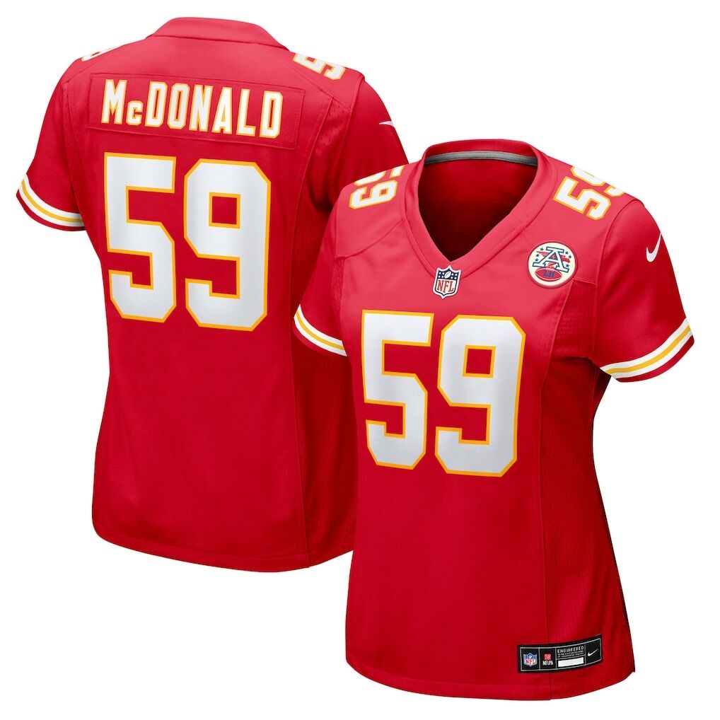 Cooper McDonald Kansas City Chiefs Nike Women’s Team Game Jersey