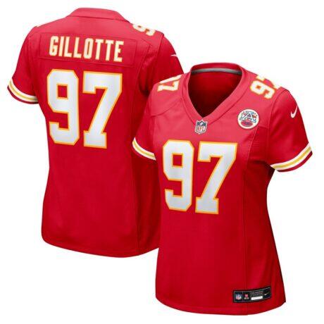 Ashton Gillotte Kansas City Chiefs Nike Women's Team Game Jersey - Red - Front View