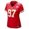 Ashton Gillotte Kansas City Chiefs Nike Women's Team Game Jersey - Red - Side View