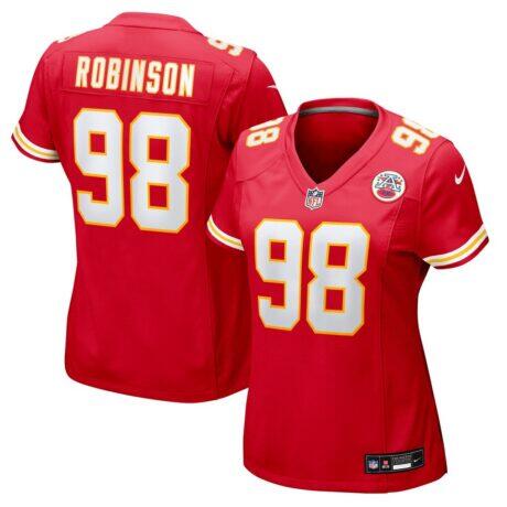 Janarius Robinson Kansas City Chiefs Nike Women's Team Game Jersey - Red - Front View