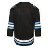 Utah Mammoth Youth Home Replica Jersey - Black - Detail View