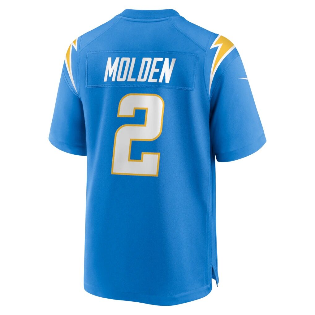 Elijah Molden Los Angeles Chargers Nike Team Game Jersey -  Powder Blue