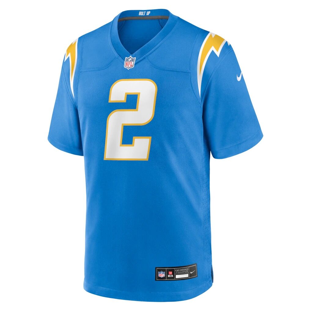 Elijah Molden Los Angeles Chargers Nike Team Game Jersey -  Powder Blue