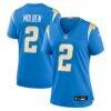 Elijah Molden Los Angeles Chargers Nike Women's Team Game Jersey - - Front View