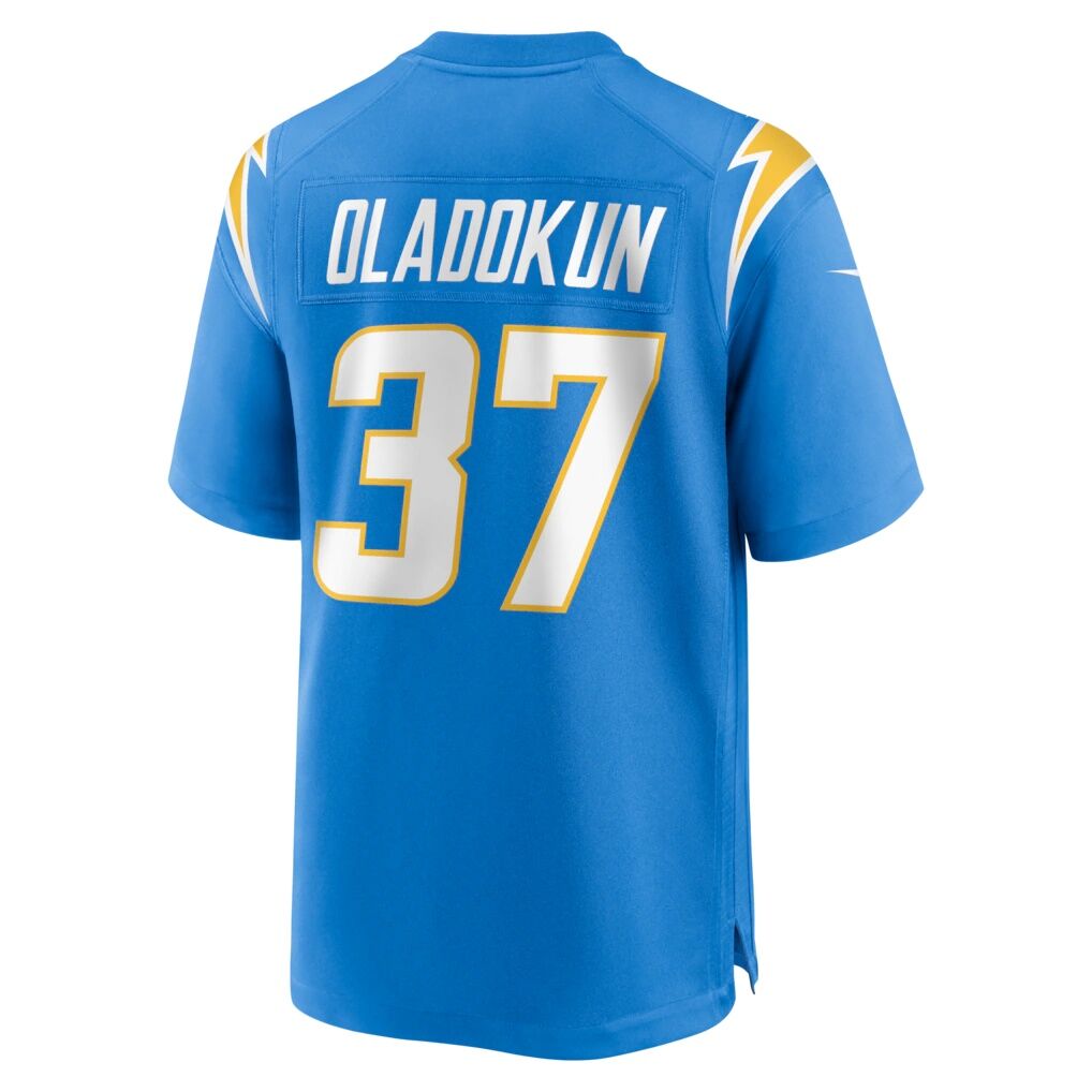 Jordan Oladokun Los Angeles Chargers Nike Team Game Jersey -  Powder Blue
