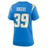 Eric Rogers Los Angeles Chargers Nike Women's Team Game Jersey - - Detail View