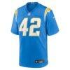 Tucker Fisk Los Angeles Chargers Nike Team Game Jersey - - Side View