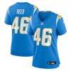 Nikko Reed Los Angeles Chargers Nike Women's Team Game Jersey - - Front View