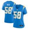 Marlowe Wax Los Angeles Chargers Nike Women's Team Game Jersey - - Front View