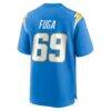 Josh Fuga Los Angeles Chargers Nike Team Game Jersey - - Detail View