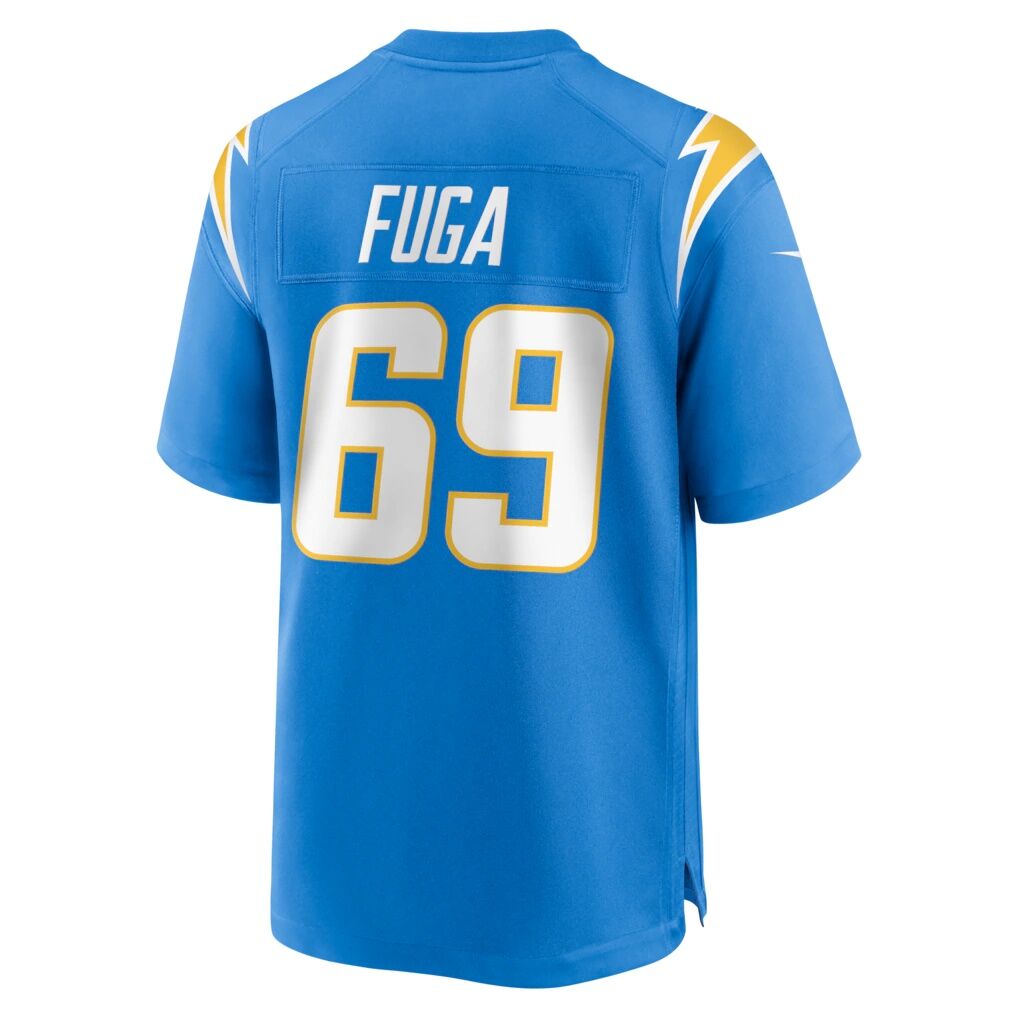 Josh Fuga Los Angeles Chargers Nike Team Game Jersey -  Powder Blue