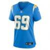 Josh Fuga Los Angeles Chargers Nike Women's Team Game Jersey - - Side View