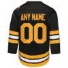 Boston Bruins Youth Home Custom Replica Jersey - Black - Detail View