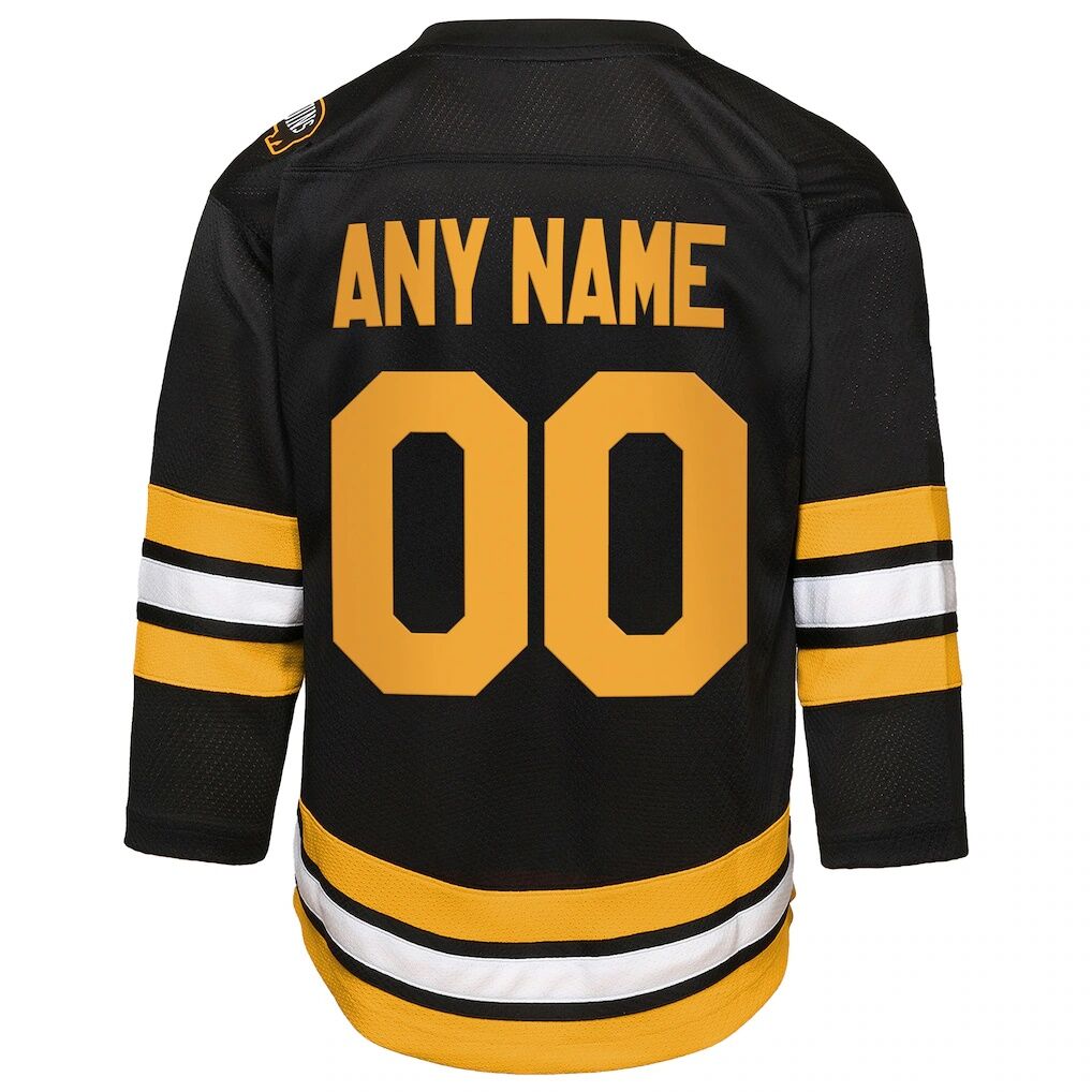 Boston Bruins Youth Home Custom Replica Jersey