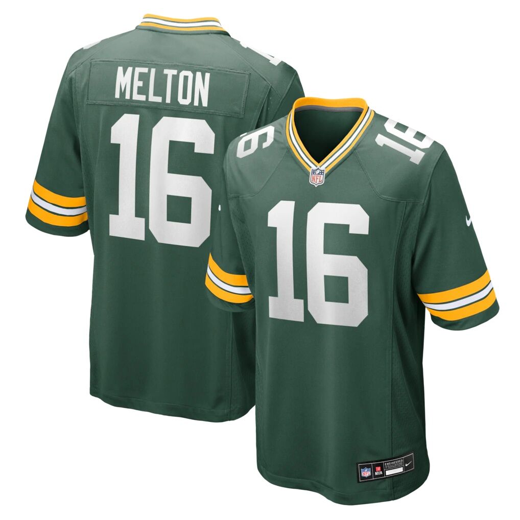 Bo Melton Green Bay Packers Nike Team Game Jersey