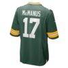Brandon McManus Green Bay Packers Nike Team Game Jersey - Green - Detail View