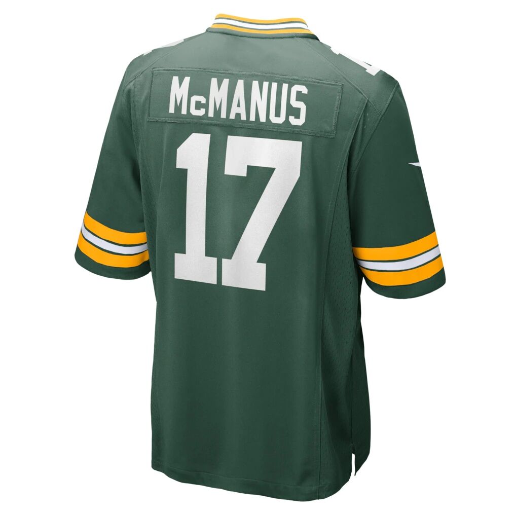 Brandon McManus Green Bay Packers Nike Team Game Jersey