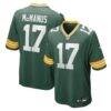 Brandon McManus Green Bay Packers Nike Team Game Jersey - Green - Front View