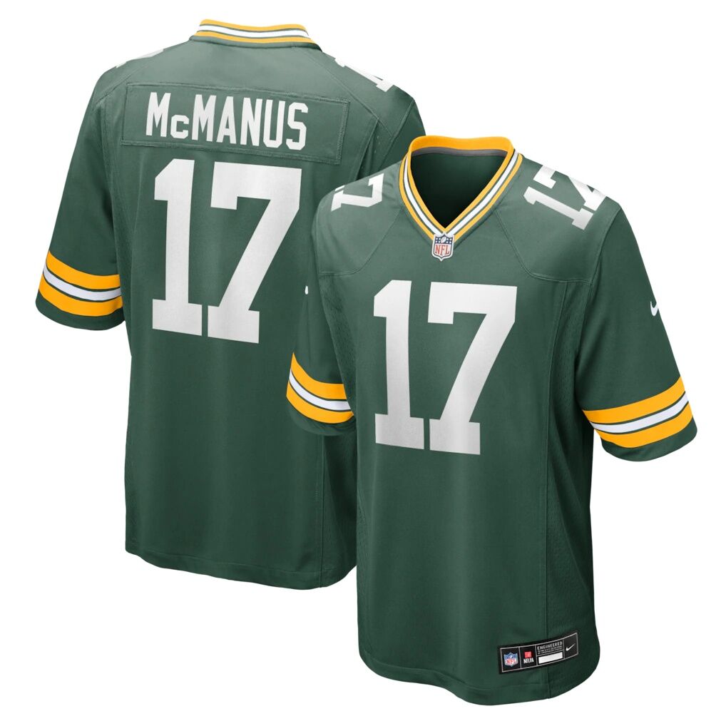 Brandon McManus Green Bay Packers Nike Team Game Jersey