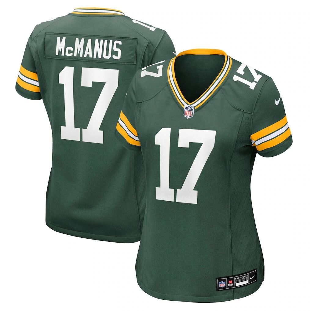 Brandon McManus Green Bay Packers Nike Women's Team Game Jersey