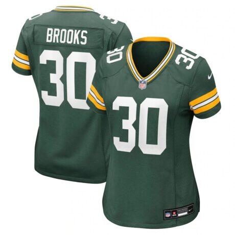 Chris Brooks Green Bay Packers Nike Women's Team Game Jersey - Green - Front View