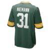 Nick Niemann Green Bay Packers Nike Team Game Jersey - Green - Detail View