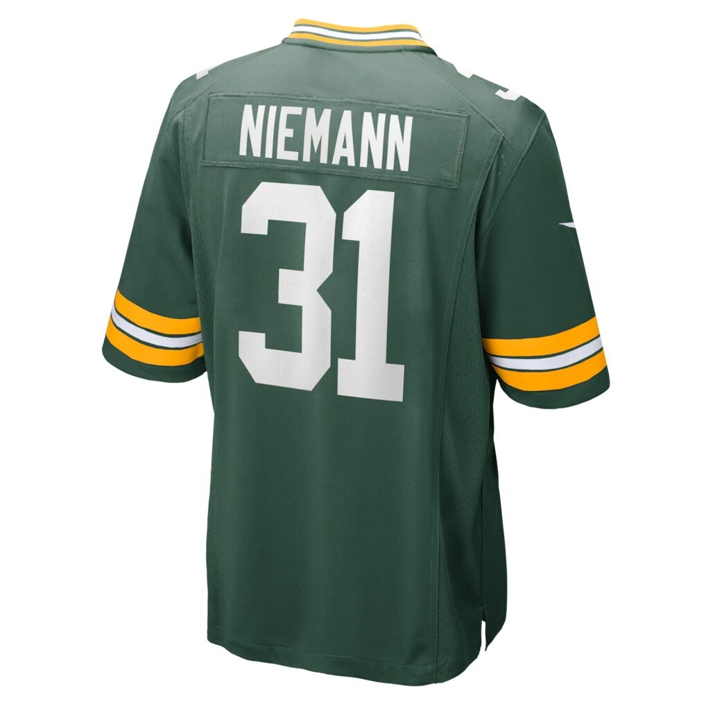 Nick Niemann Green Bay Packers Nike Team Game Jersey