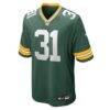 Nick Niemann Green Bay Packers Nike Team Game Jersey - Green - Side View