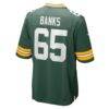 Aaron Banks Green Bay Packers Nike Team Game Jersey - Green - Detail View