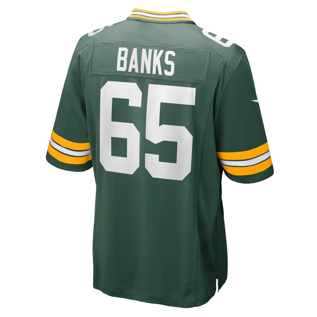 Aaron Banks Green Bay Packers Nike Team Game Jersey