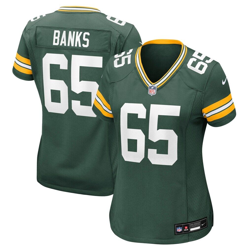 Aaron Banks Green Bay Packers Nike Women's Team Game Jersey