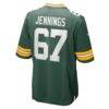 Donovan Jennings Green Bay Packers Nike Team Game Jersey - Green - Detail View