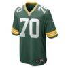 Darian Kinnard Green Bay Packers Nike Team Game Jersey - Green - Side View